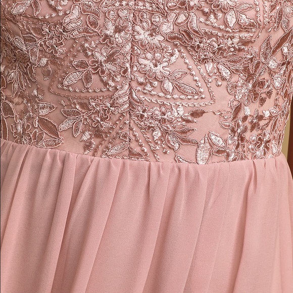 Lulu’s Dusty Lavender Embroidered Maxi Dress - Picture 7 of 10